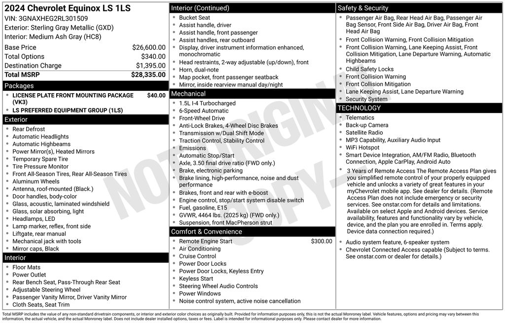 Used 2024 Gray Chevrolet LS image 52