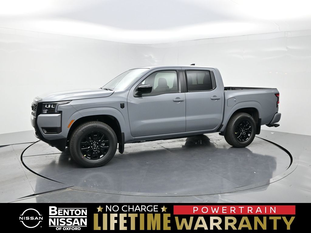 Boulder Gray Pearl 2026 Nissan Frontier SV Crew Cab RWD Pickup Truck 4X2 9-Speed Automatic Overdrive