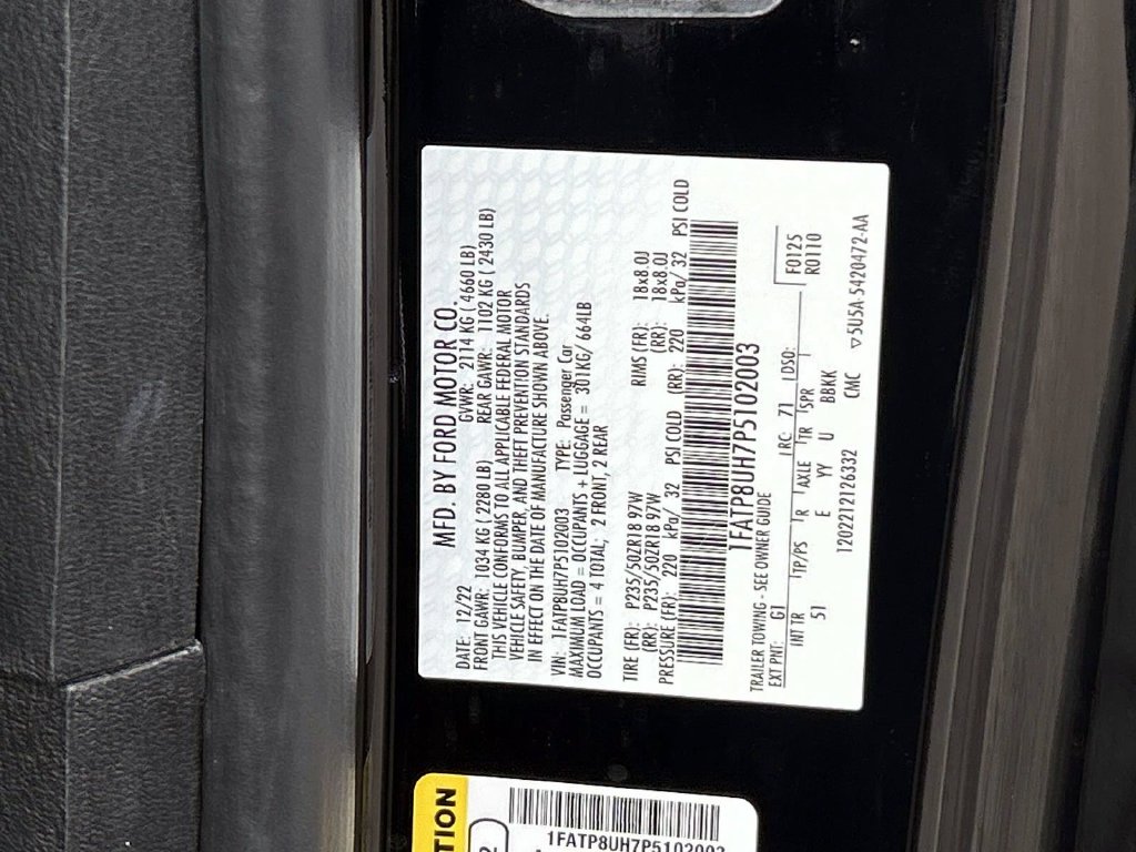 2023 Ford Mustang EcoBoost Premium Shadow Black - Grieco Acura - Image 10