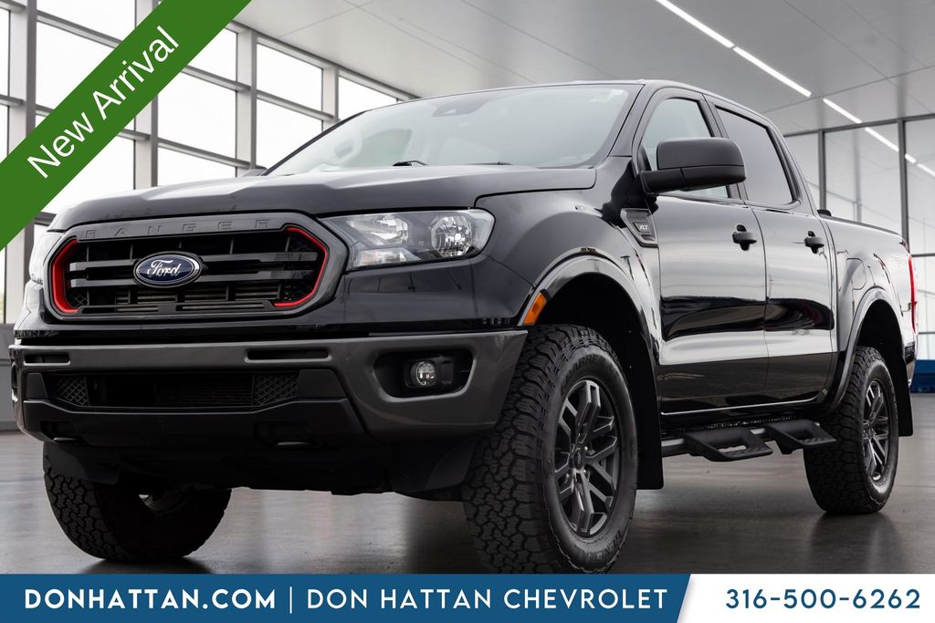 Shadow Black 2022 Ford Ranger Pickup Truck Four-Wheel Drive Automatic