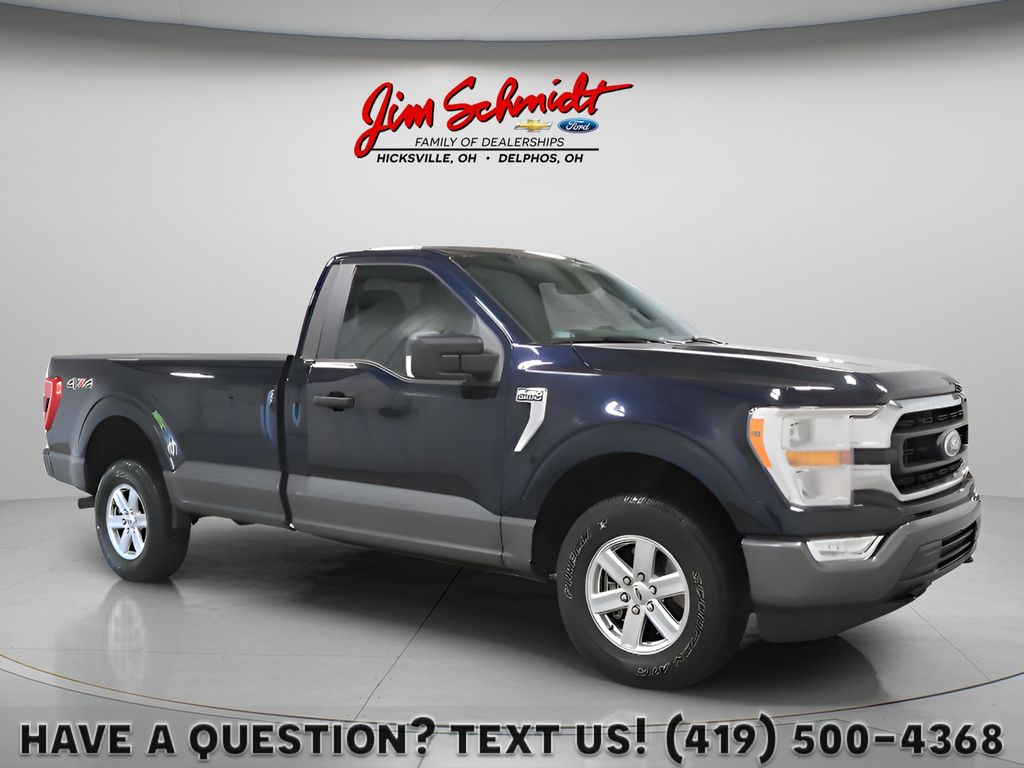 Antimatter Blue Metallic 2021 Ford F-150 Pickup Truck Four-Wheel Drive Automatic