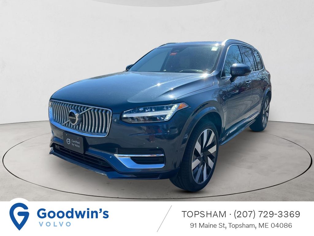 Denim Blue 2023 Volvo XC90 Recharge T8 Ultimate Bright Theme 7-Passenger eAWD SUV / Crossover All-Wheel Drive Automatic