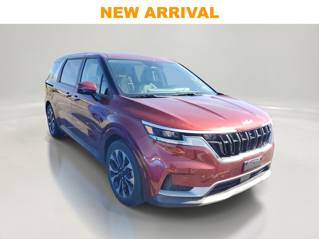 Flare Red 2024 Kia Carnival EX FWD Minivan Front-Wheel Drive 8-Speed Automatic