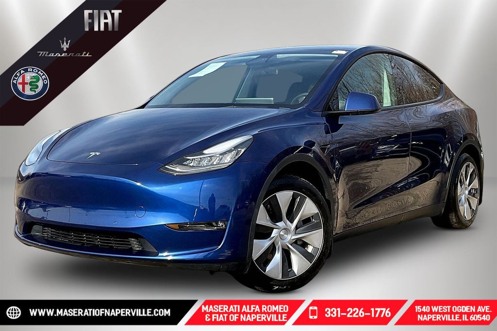 Blue 2021 Tesla Model Y Long Range AWD SUV / Crossover All-Wheel Drive 1-Speed Automatic