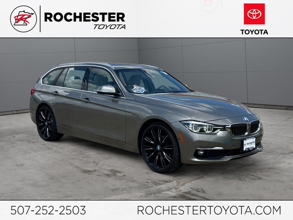 Gray (Platinum Silver Metallic) 2017 BMW 3 Series Wagon All-Wheel Drive 8-Speed Automatic