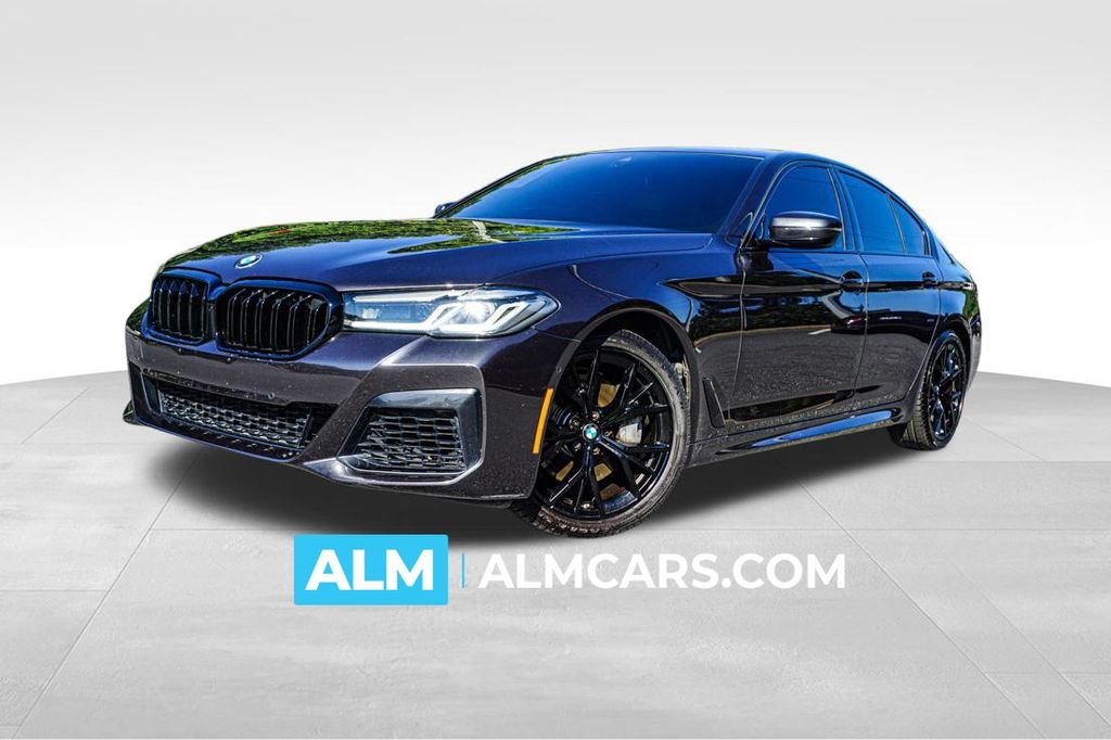 Gray (Dark Graphite Metallic) 2021 BMW 5 Series Sedan Rear-Wheel Drive 8-Speed Automatic