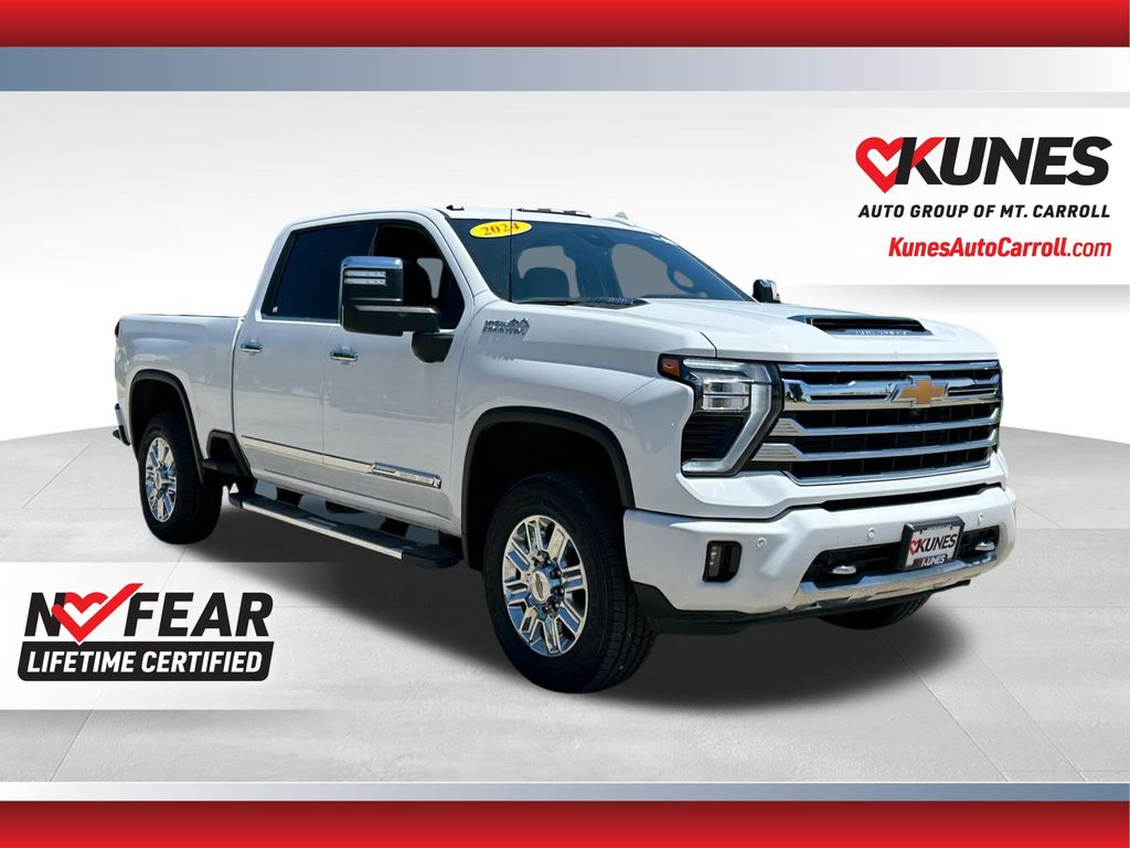 Summit White 2024 Chevrolet Silverado 3500HD Pickup Truck Four-Wheel Drive Automatic
