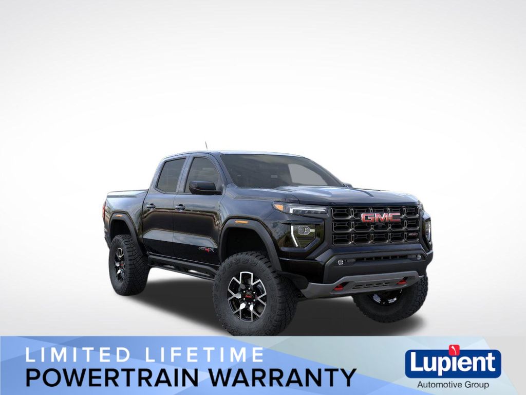 Onyx Black 2026 GMC Canyon AT4X Crew Cab 4WD Pickup Truck Four-Wheel Drive 8-Speed Automatic
