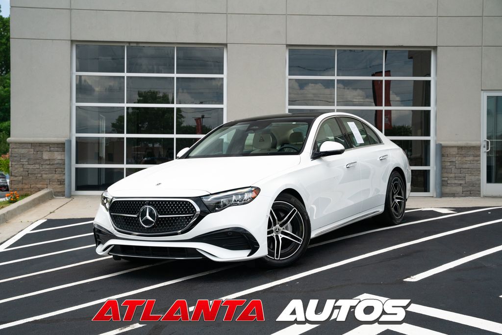 White 2025 Mercedes-Benz E-Class Sedan Rear-Wheel Drive 9-Speed Automatic