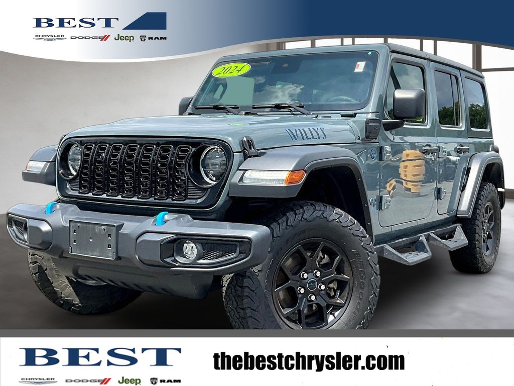 Anvil Clear Coat 2024 Jeep Wrangler 4xe SUV / Crossover Four-Wheel Drive 8-Speed Automatic