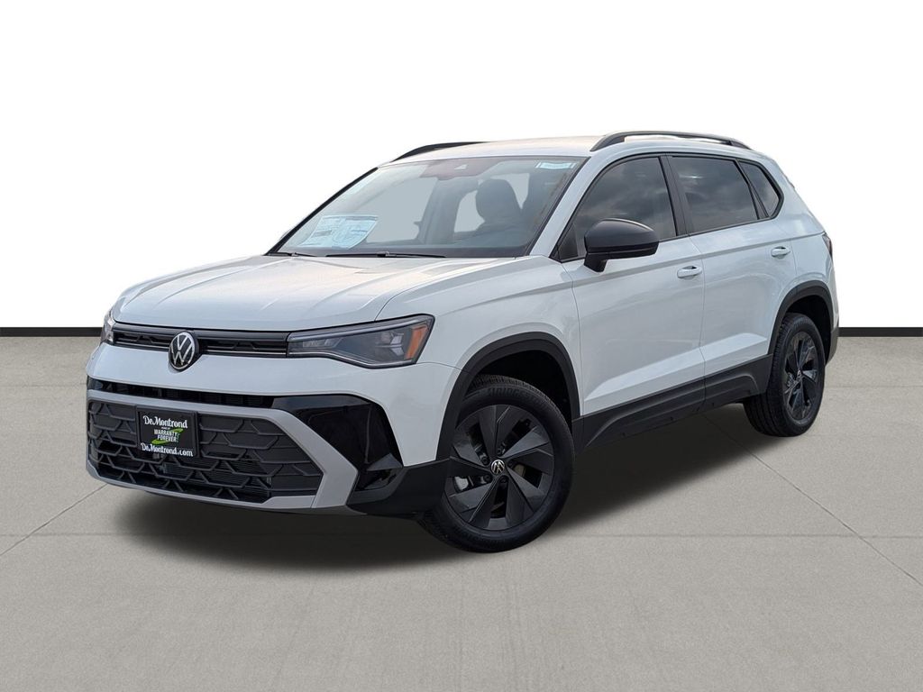 2026 Volkswagen Taos 1.5T S White at Texan Dodge Chrysler Jeep Ram