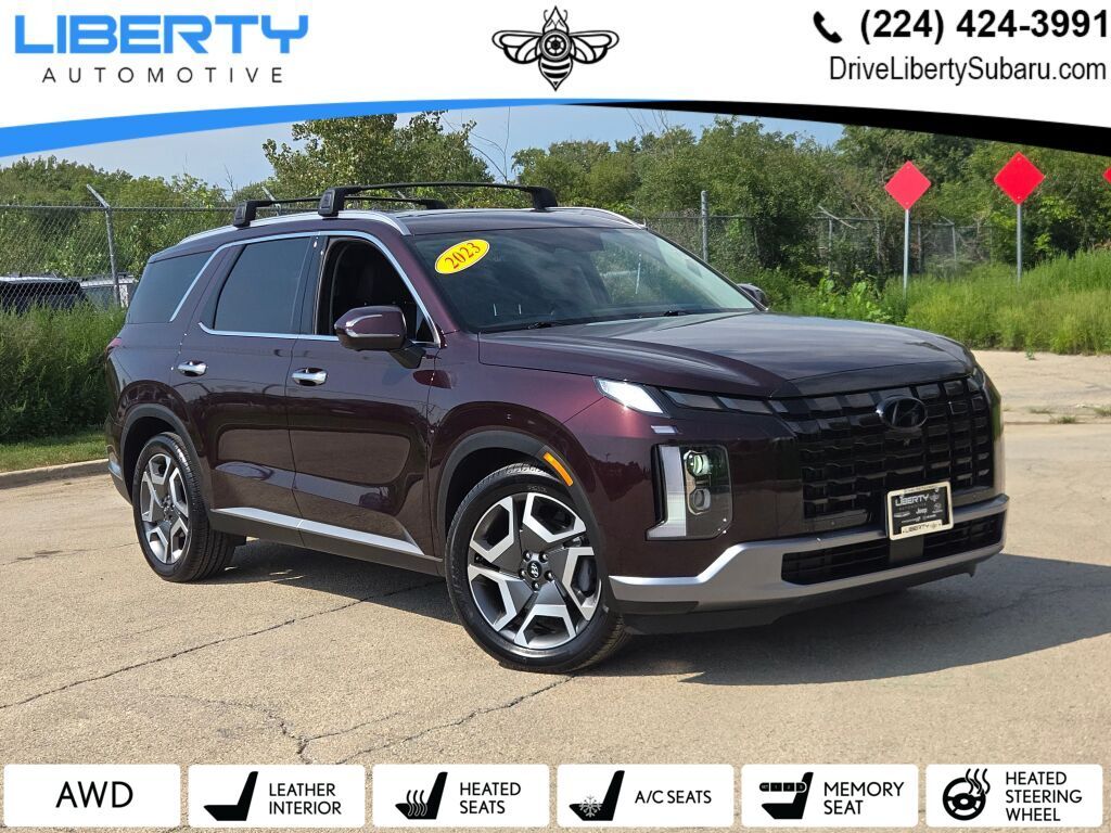 Red (Sierra Burgundy) 2023 Hyundai Palisade SUV / Crossover All-Wheel Drive 8-Speed Automatic