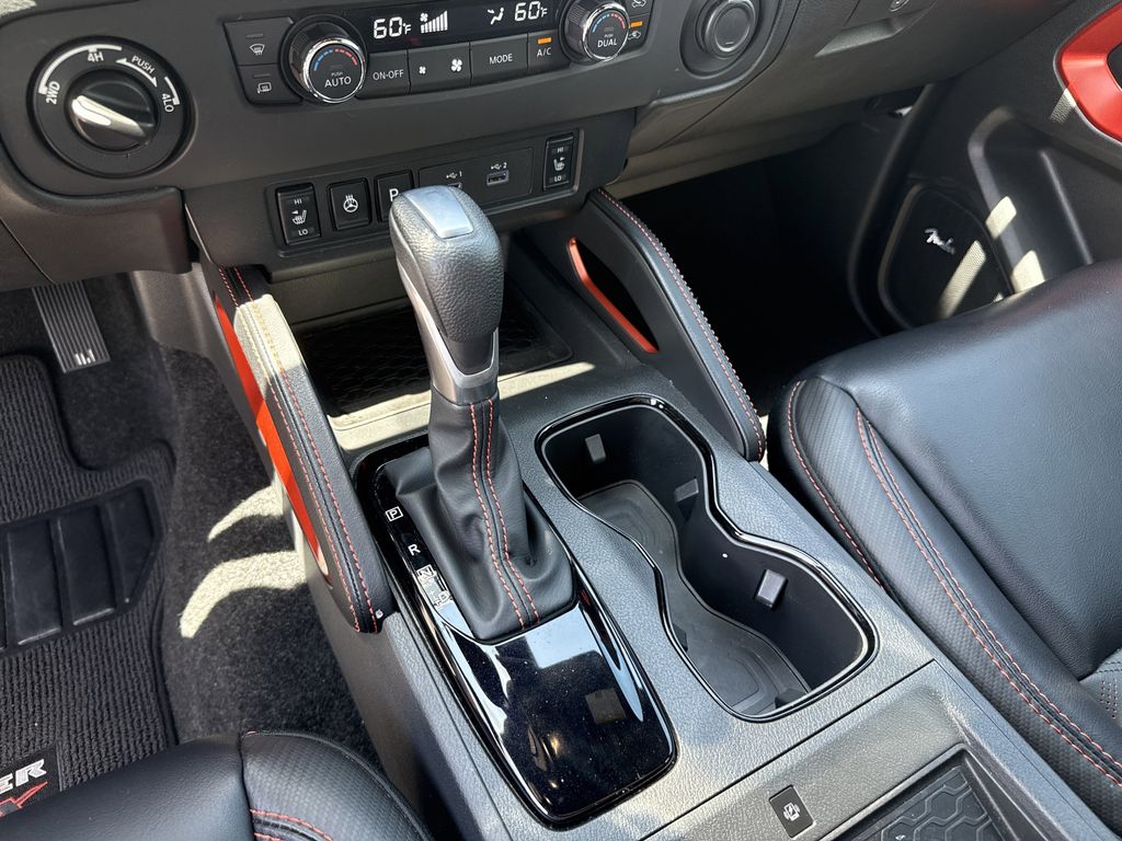 2025 Nissan Frontier PRO-4X White at Central Houston Nissan