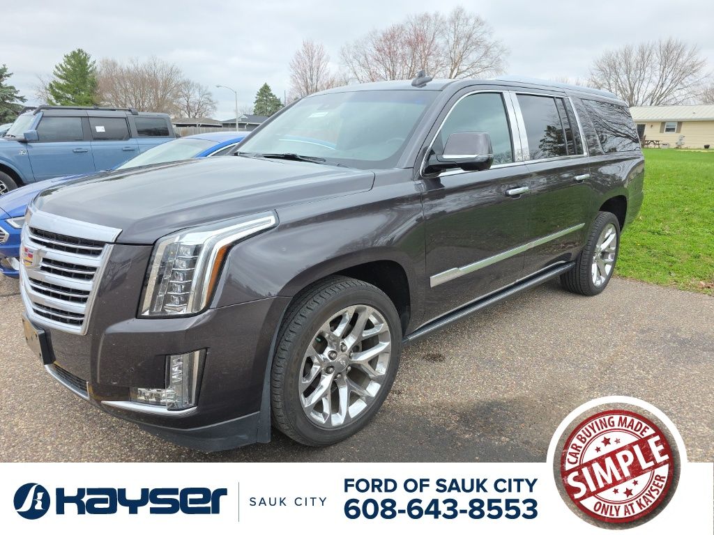 Dark Granite Metallic 2016 Cadillac Escalade ESV Platinum 4WD SUV / Crossover Four-Wheel Drive 8-Speed Automatic