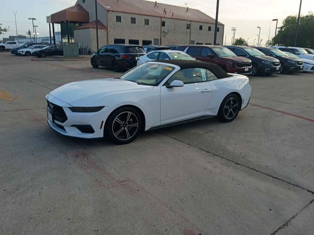 Oxford White 2025 Ford Mustang EcoBoost Premium Convertible RWD Convertible Rear-Wheel Drive Automatic