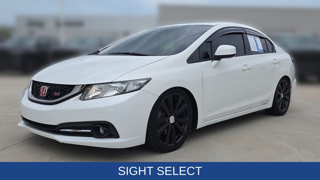Taffeta White 2013 Honda Civic Sedan Front-Wheel Drive 6-Speed Manual