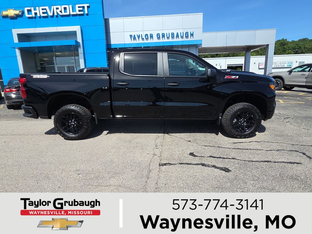 Black 2026 Chevrolet Silverado 1500 Pickup Truck Four-Wheel Drive Automatic