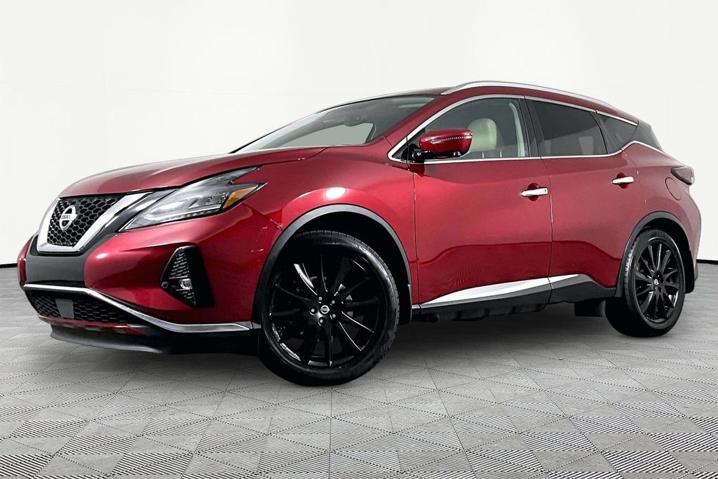Red (Scarlet Ember Tintcoat) 2022 Nissan Murano SUV / Crossover Front-Wheel Drive Continuously Variable Transmission