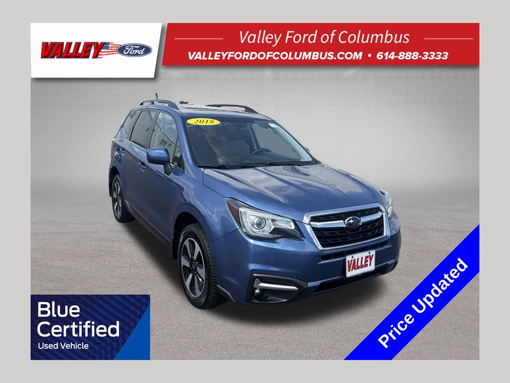 Quartz Blue Pearl 2018 Subaru Forester SUV / Crossover All-Wheel Drive Continuously Variable Transmission