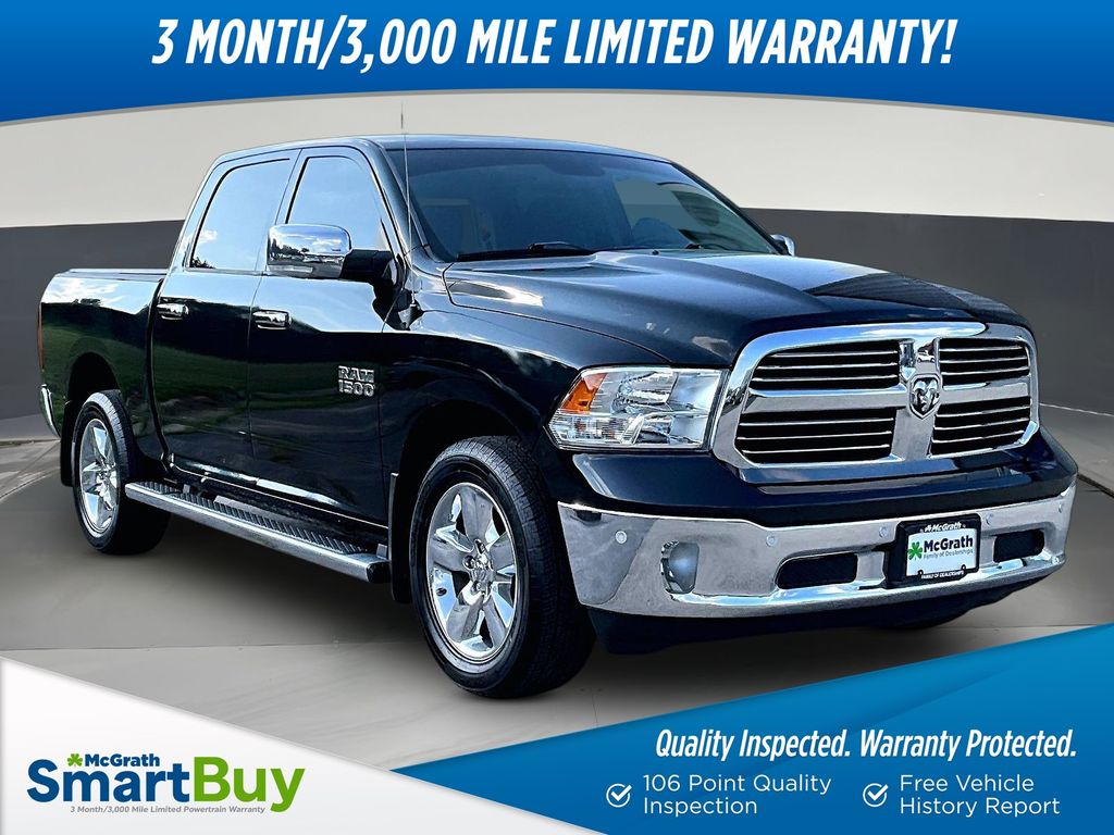 Brilliant Black Crystal Pearlcoat 2016 RAM 1500 Pickup Truck Four-Wheel Drive 8-Speed Automatic
