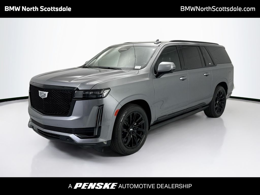 Gray (Steel Metallic) 2021 Cadillac Escalade ESV Sport Platinum AWD SUV / Crossover Four-Wheel Drive