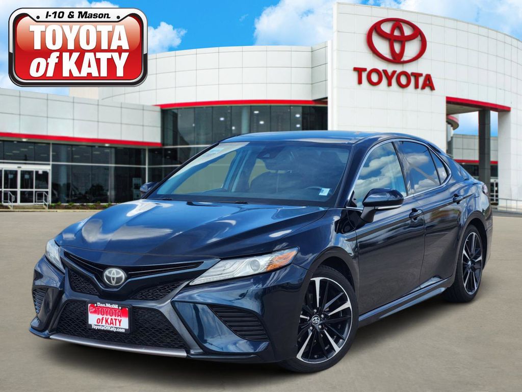 Teal (Aqua) 2019 Toyota Camry XSE FWD Sedan Front-Wheel Drive 8-Speed Automatic