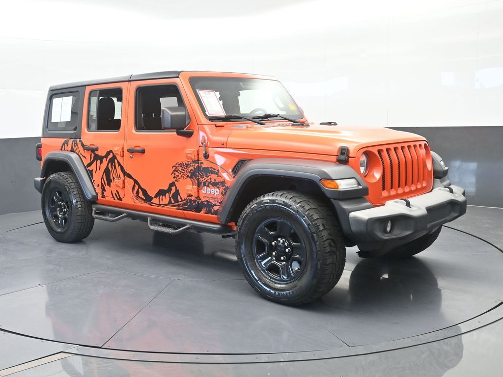 Used 2018 Punkn Metallic Clearcoat Jeep Unlimited Sport image 8