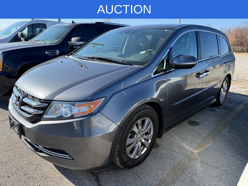 Gray (Modern Steel Metallic) 2016 Honda Odyssey EX-L FWD Minivan Front-Wheel Drive 6-Speed Automatic