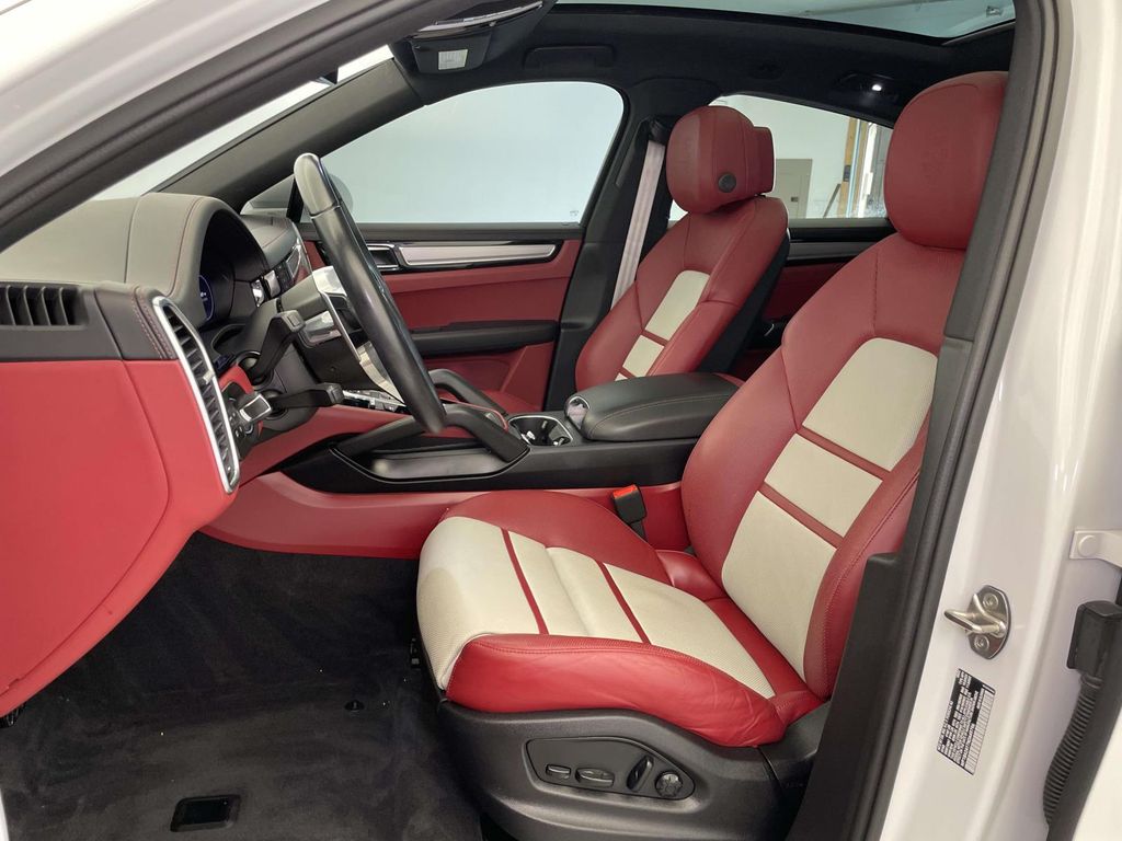 2022 Porsche Cayenne Coupe Platinum Edition White at Audi Porsche Sewickley