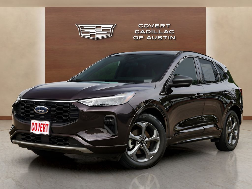 Cinnabar Red 2023 Ford Escape Hybrid ST-Line FWD SUV / Crossover Front-Wheel Drive Continuously Variable Transmission