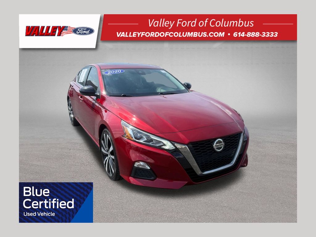 Red (Scarlet Ember Tintcoat) 2020 Nissan Altima Sedan Front-Wheel Drive Continuously Variable Transmission