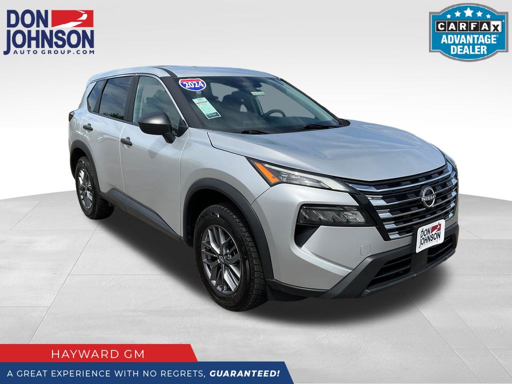 Brilliant Silver Metallic 2024 Nissan Rogue SUV / Crossover All-Wheel Drive Continuously Variable Transmission