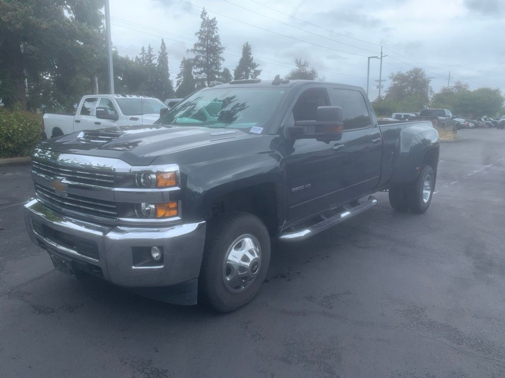 Gray (Graphite Metallic) 2017 Chevrolet Silverado 3500HD Pickup Truck Four-Wheel Drive 6-Speed Automatic