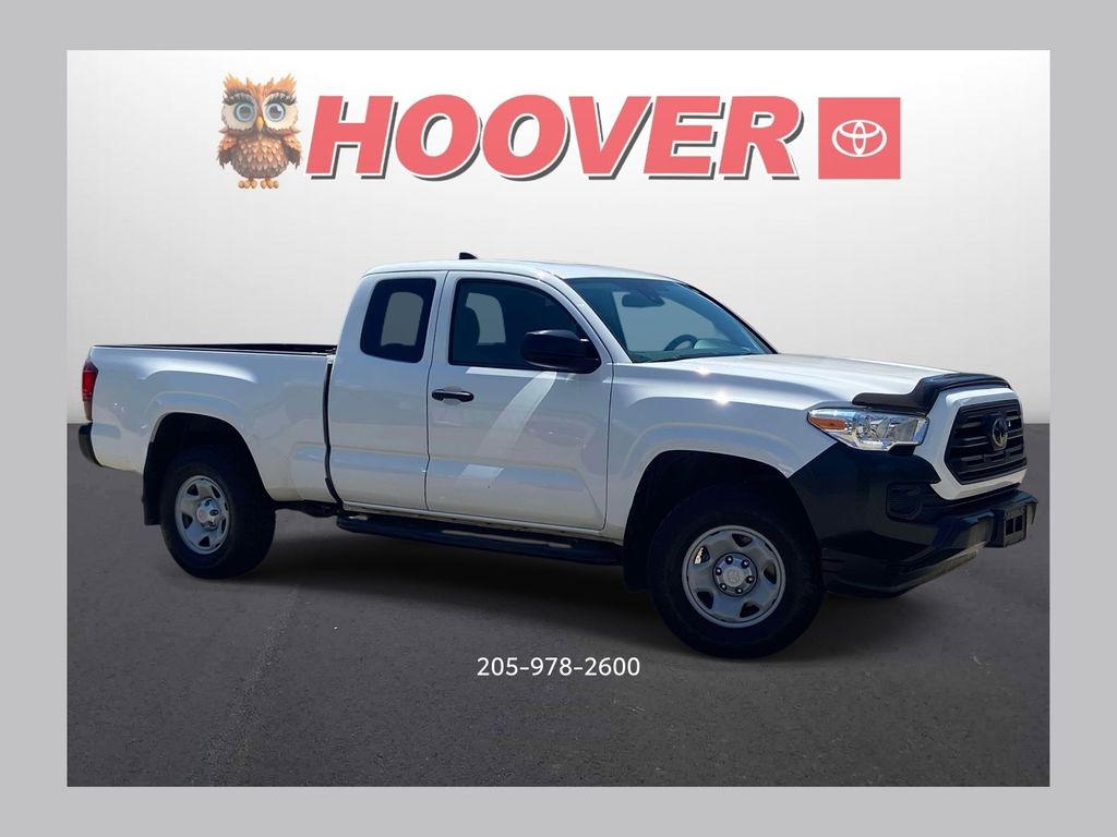 Super White 2019 Toyota Tacoma Pickup Truck 4X2 6-Speed Automatic