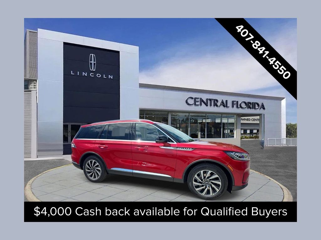 Red 2026 Lincoln Aviator SUV / Crossover Rear-Wheel Drive Automatic