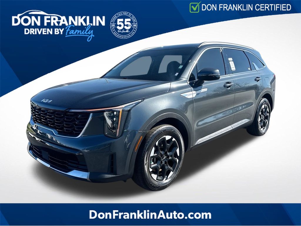 Gray (Gravity Grey) 2025 Kia Sorento S FWD SUV / Crossover Front-Wheel Drive 8-Speed Automatic