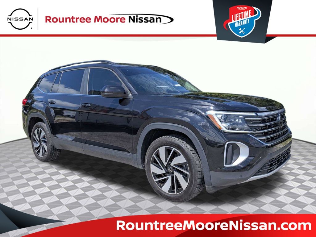 Pure Gray 2024 Volkswagen Atlas SUV / Crossover All-Wheel Drive 8-Speed Automatic