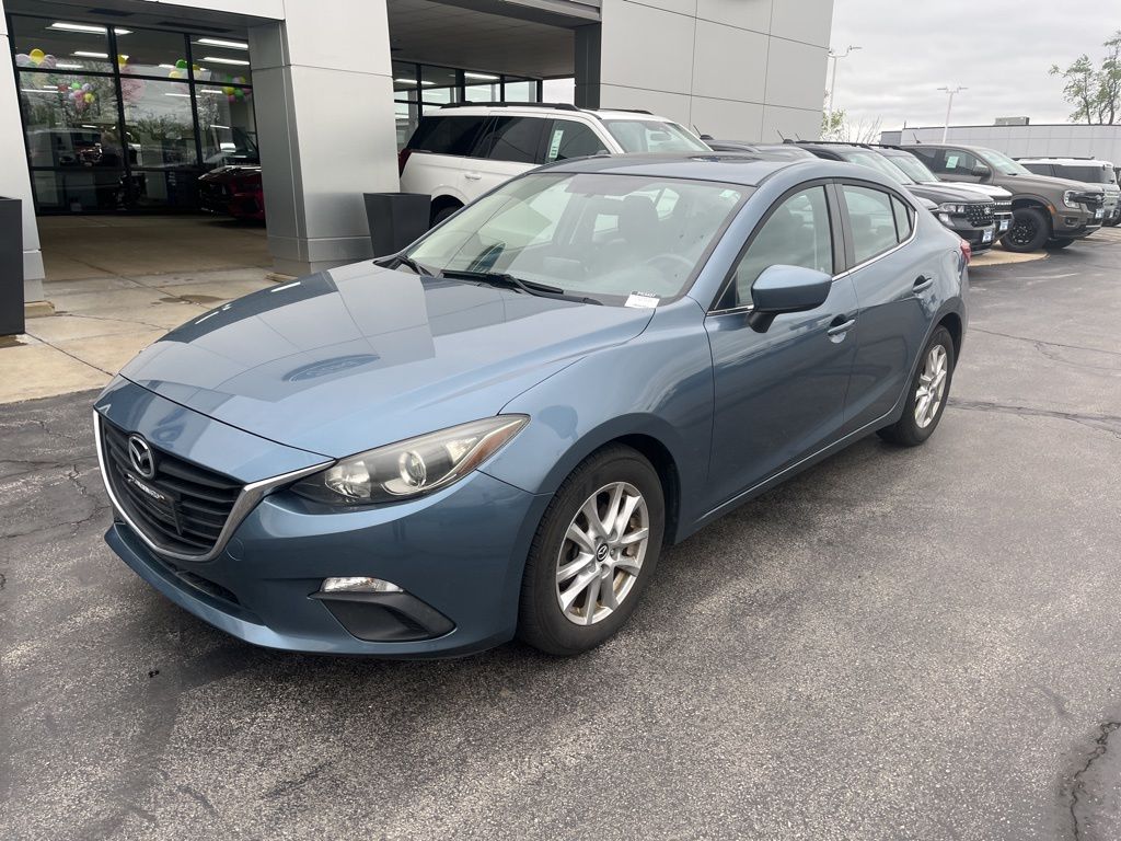 Blue Reflex Mica 2014 Mazda MAZDA3 i Grand Touring Sedan Front-Wheel Drive 6-Speed Automatic