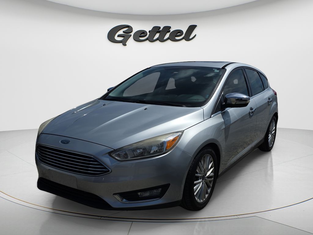 Ingot Silver 2016 Ford Focus Titanium Hatchback Hatchback Front-Wheel Drive 6-Speed Automatic