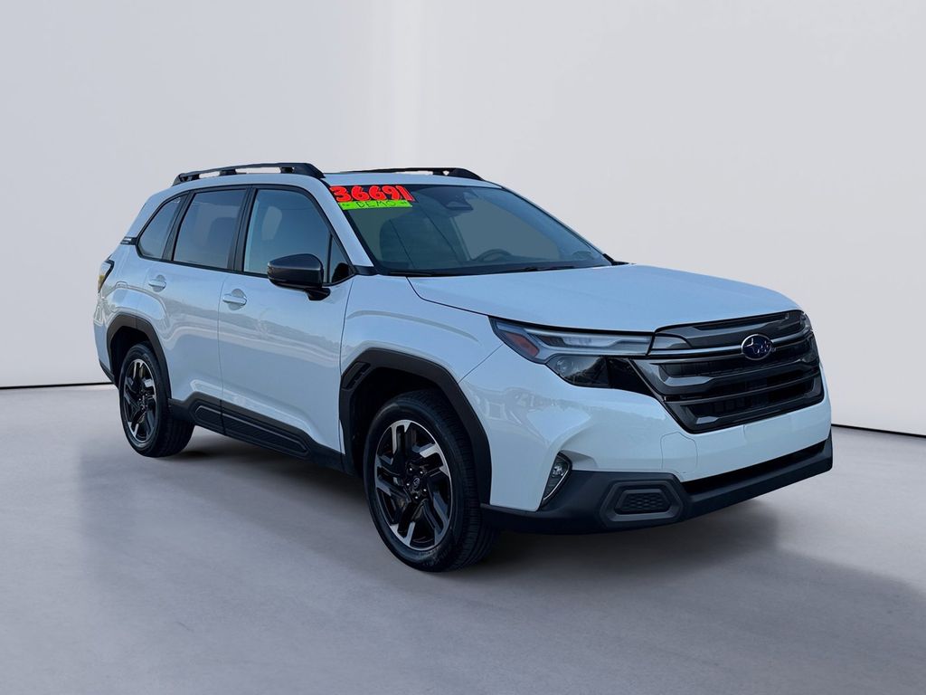 Crystal White Pearl 2026 Subaru Forester SUV / Crossover All-Wheel Drive Continuously Variable Transmission
