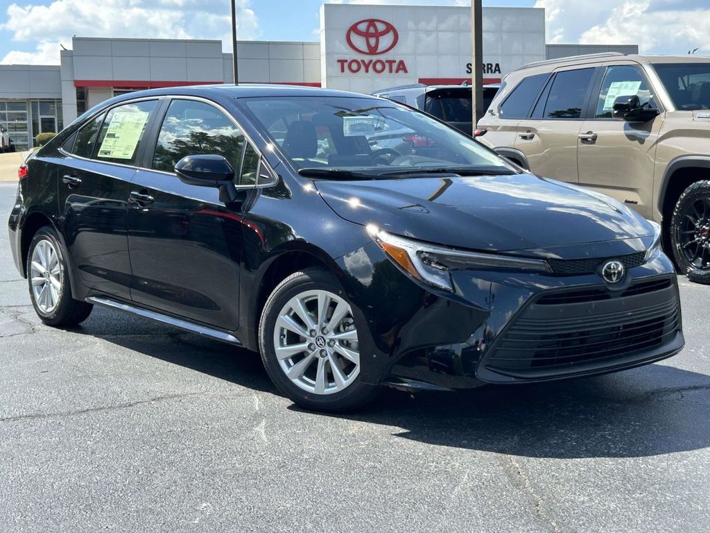 Midnight Black Metallic 2026 Toyota Corolla Hybrid Sedan Front-Wheel Drive Continuously Variable Transmission