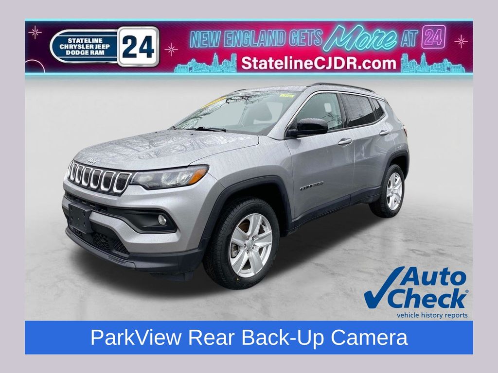 Billet Silver Metallic Clearcoat 2022 Jeep Compass Latitude 4WD SUV / Crossover Four-Wheel Drive 9-Speed Automatic