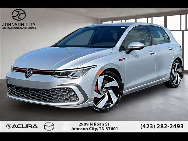 Silver 2022 Volkswagen Golf GTI Hatchback Front-Wheel Drive 6-Speed Manual