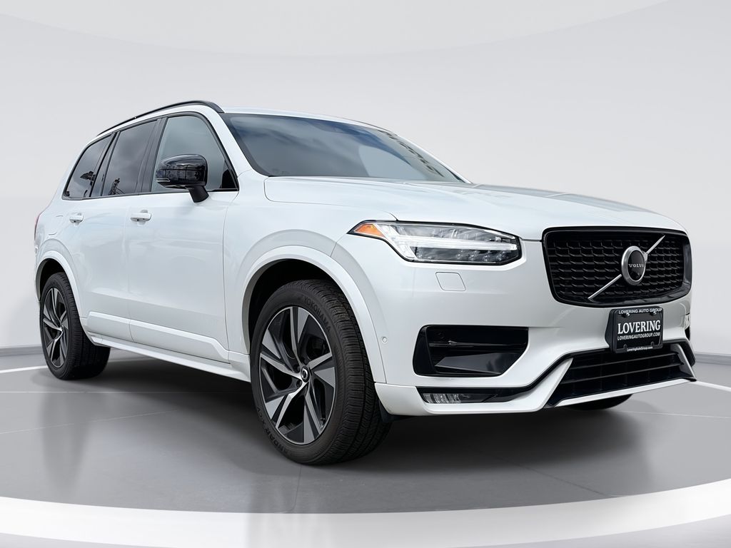 Crystal White 2021 Volvo XC90 T6 R-Design AWD SUV / Crossover All-Wheel Drive Automatic