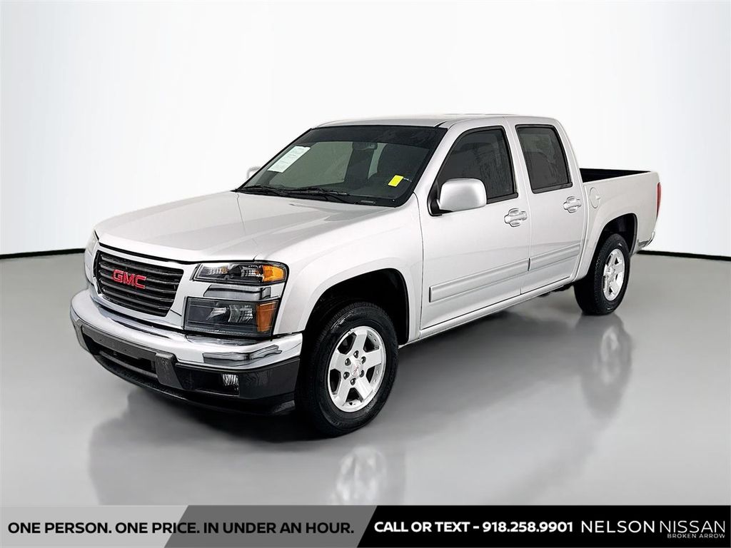 Pure Silver Metallic 2012 GMC Canyon Pickup Truck 4X2 4-Speed Automatic Overdrive