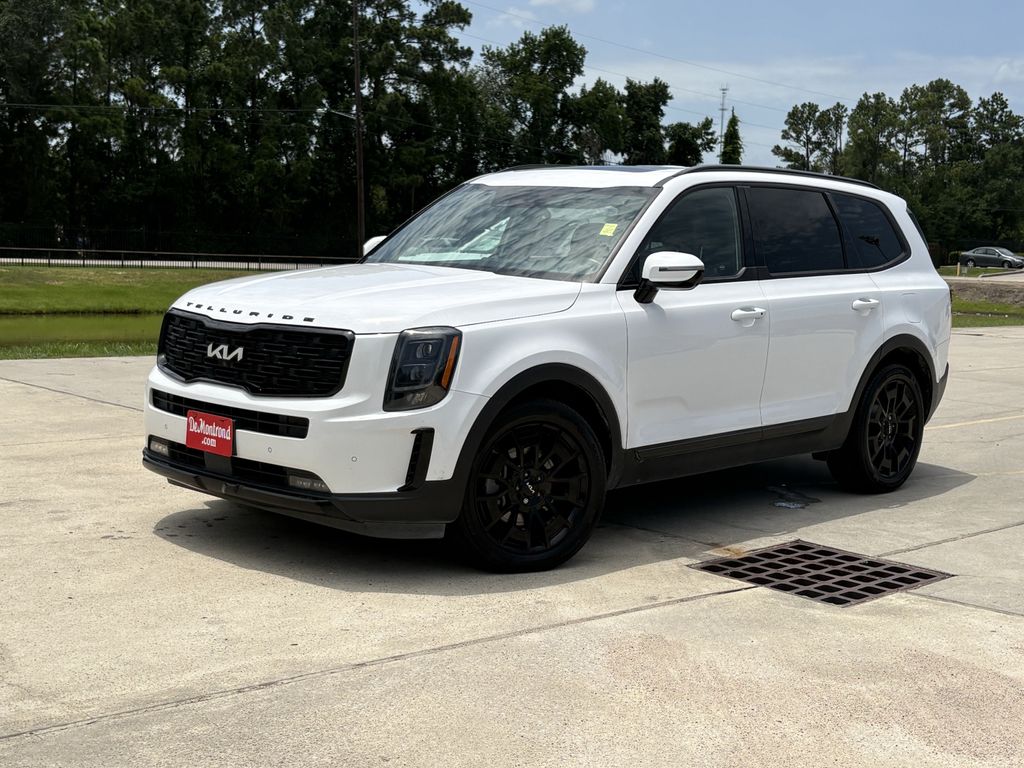 2022 Kia Telluride SX White at Joe Myers Mazda Kia