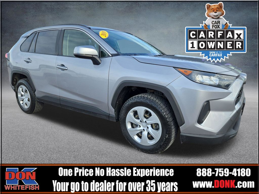 Silver Sky Metallic 2019 Toyota RAV4 LE AWD SUV / Crossover All-Wheel Drive 8-Speed Automatic