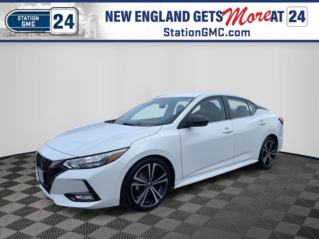 Aspen White 2020 Nissan Sentra SR FWD Sedan Front-Wheel Drive Continuously Variable Transmission