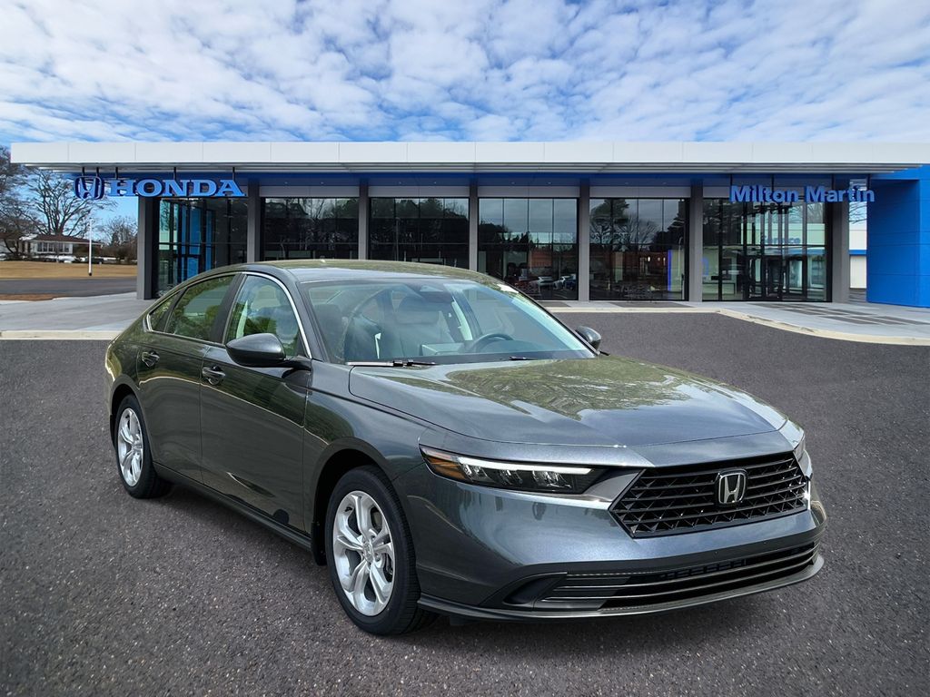 Meteorite Gray Metallic 2026 Honda Accord LX FWD Sedan Front-Wheel Drive Continuously Variable Transmission