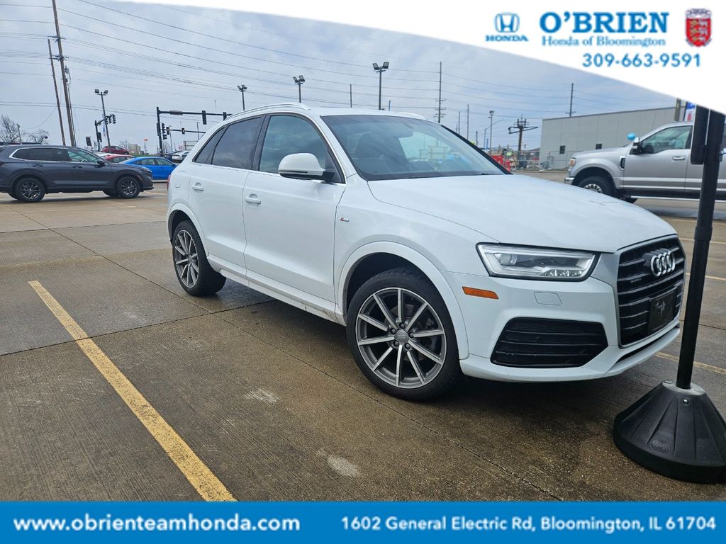 Glacier White 2018 Audi Q3 2.0T quattro Premium Plus SUV / Crossover All-Wheel Drive 6-Speed Automatic
